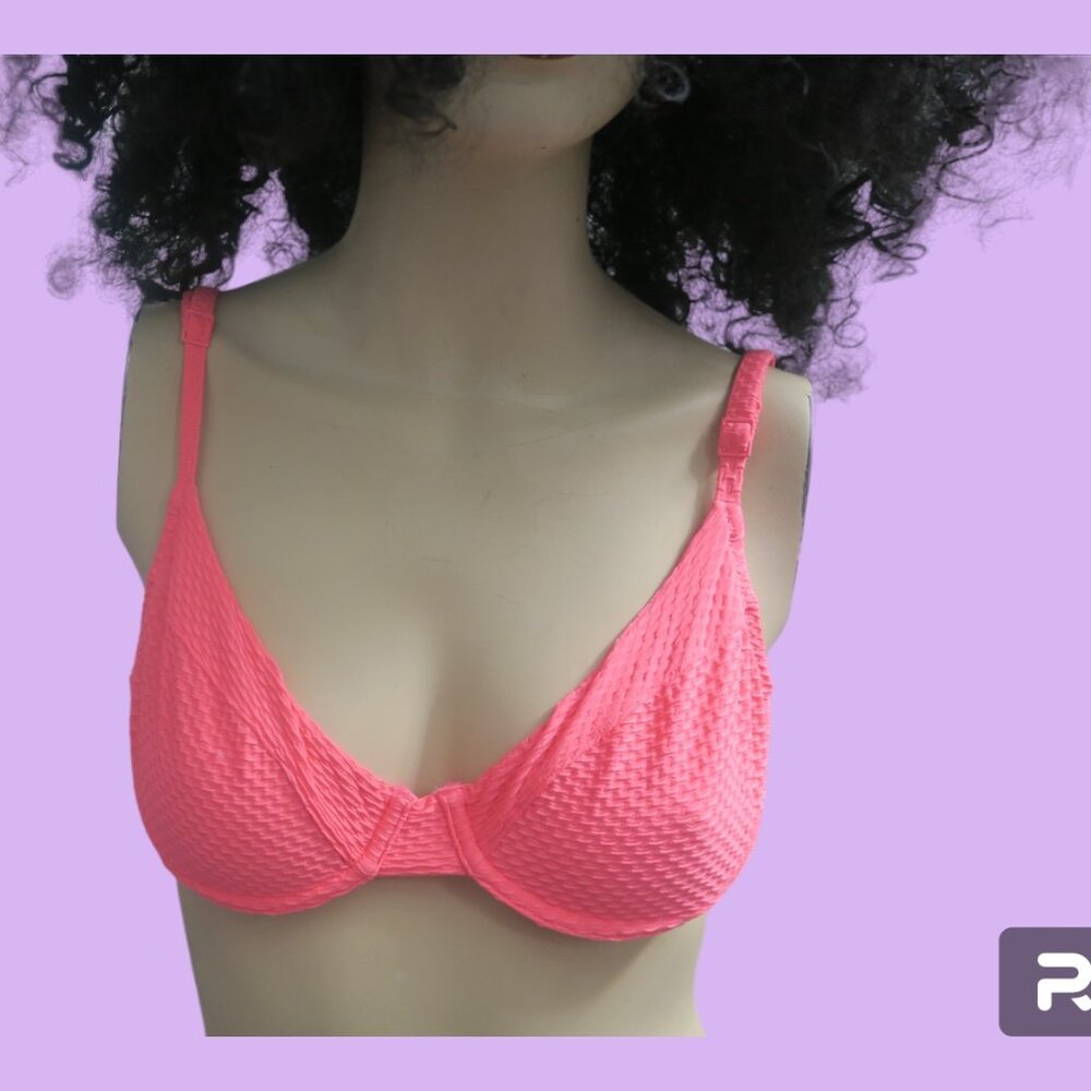 Aerie unlined underwire real good bra bralette in hot pink size medium. NWT
